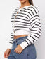 Striped Button Up Cardigan