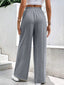 High Waist Wide Leg Pants with Pockets