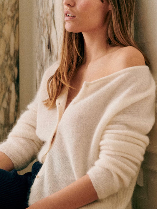 Button Down Long Sleeve Sweater