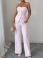 Sweetheart Neck Tube Top and Pants Set