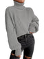 Chuny Knit Turtleneck Long Sleeve Sweater