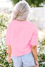 MAMA Sequin Fringe Round Neck T-Shirt