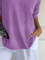 Full Size Relaxed Fit Ribbed Hem Sweater Plus Size