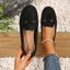 PU Leather Flat Loafers