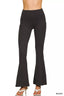 Zenana Brushed Dty Microfiber Flare Pants