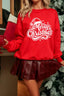 Merry Christmas Graphic Drop Shoulder Sweatshirt