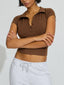 Collared Neck Short Sleeve Top