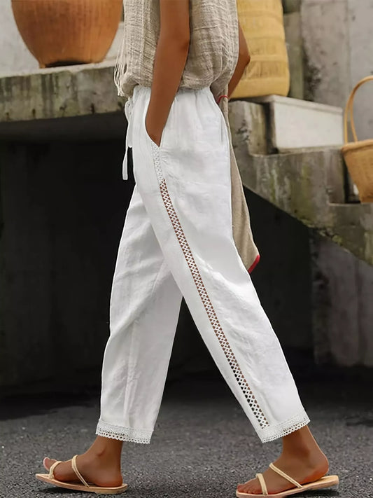 Wide Leg Cropped Pants