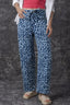 Leopard Print Wide Leg Jeans