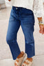High Waist Straight Leg Jeans