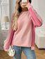 Color Block Long Sleeve Sweatshirt