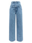 Faux Layered High Waist Jeans