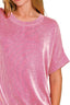 Zenana Corded Rib Short Sleeve T-Shirt