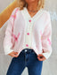 Butterfly Button Up Long Sleeve Cardigan