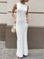 Openwork Sleeveless Maxi Dress