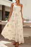 Printed Square Neck Maxi Cami Dress