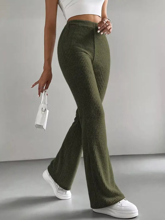 High Waist Flare Pants