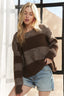 ADORA Long Sleeve Color Block Sweater
