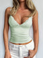 Lace Trim V-Neck Cami Top