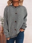 Striped Button Up Long Sleeve Cardigan