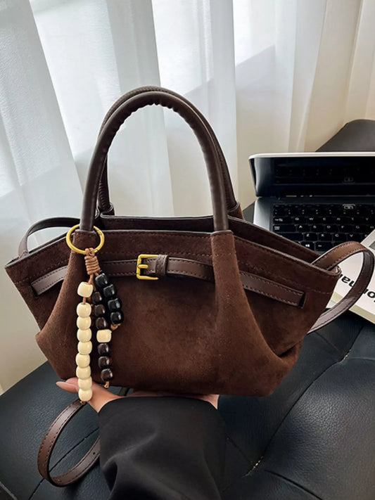 Buckle Decor Tote Bag