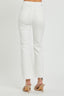 RISEN  Full Size High Rise Button Fly Straight Ankle Jeans