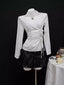 Side Tied Long Sleeve Shirt