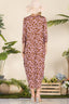 Celeste Full Size Leopard Contrast Dress with Pockets