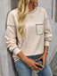 Casual Pocket Detail Long Sleeve T-Shirt