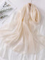 Solid Color Organza Scarf