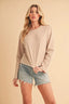 Aemi+Co Round Neck Long Sleeve T-Shirt