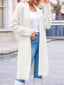 Open Front Longline Coat
