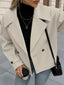 Double-Breasted Wool Blend Outerwear