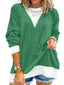 Contrast Dropped Shoulder Sweatshirt