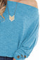 One Shoulder Long Sleeve T-Shirt