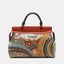 Nicole Lee USA Front Stitch Detail Inlaid Stud Handbag