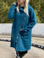 Full Size Asymmetrical Zip-Up Hooded Fleece Outerwear Plus Size