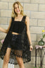 ADORA Crochet Lace Sleeveless Vest Cardigan