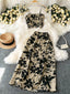 Smocked Printed Cami and Skirt Set