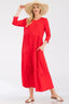 Celeste Asymmetric Tiered Midi-Dress