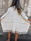 Fringe Open Front Cardigan