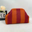 Portable Contrast Knit Clutch