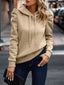Puff Sleeve Hoodie with Drawstring
