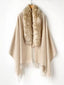 Faux Fur Fringe Scarf Wrap