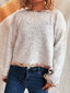 Round Neck Cropped Sweater