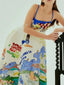 Printed Square Neck Cami Dress