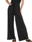 Zenana Strapless Wide Leg Smocked Jumpsuit