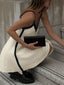 Contrast Trim V-Neck Mini Cami Dress