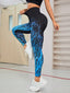 Seamless Printed High Waist Active Leggings