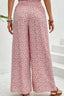 Slit Printed Wide leg Pants